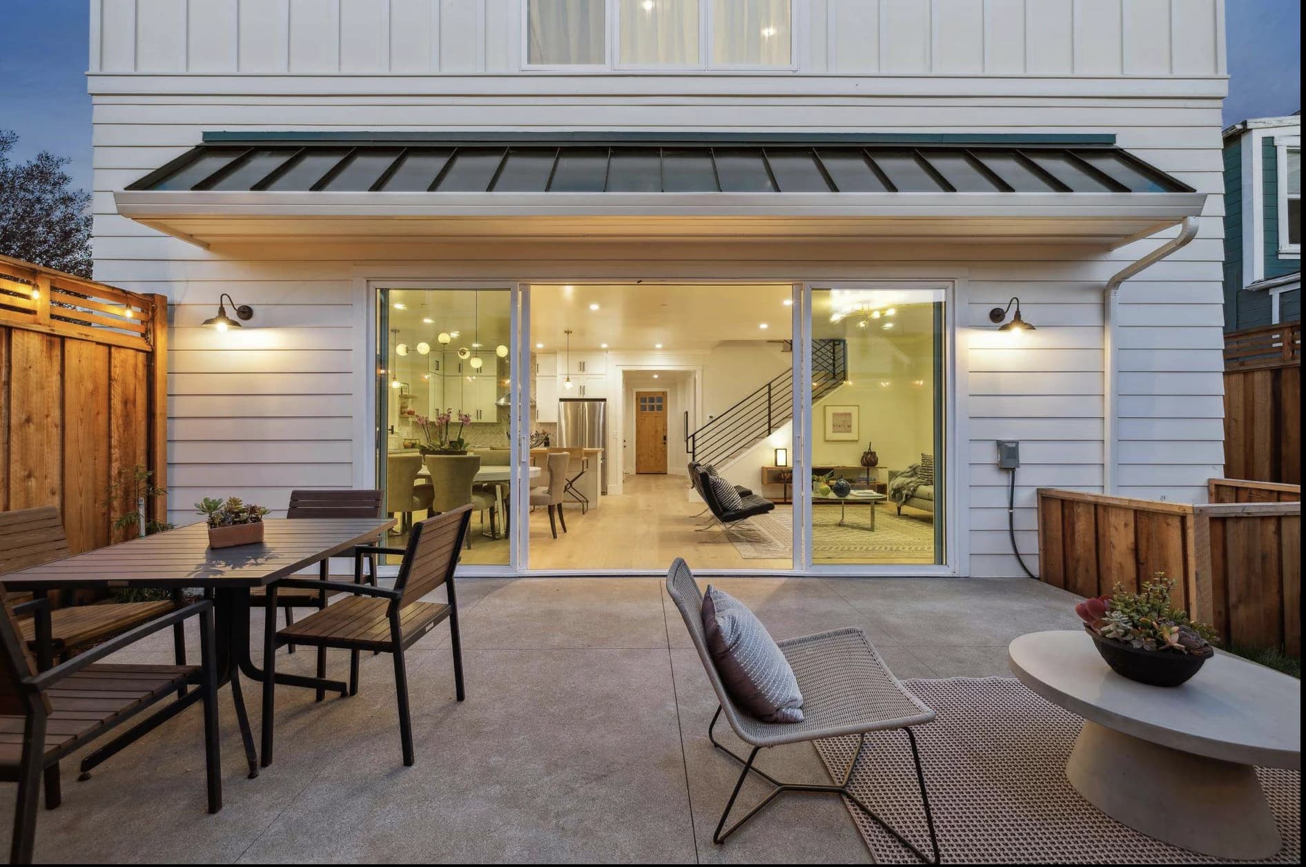 Indoor-outdoor living at a custom Alvarez Builders home