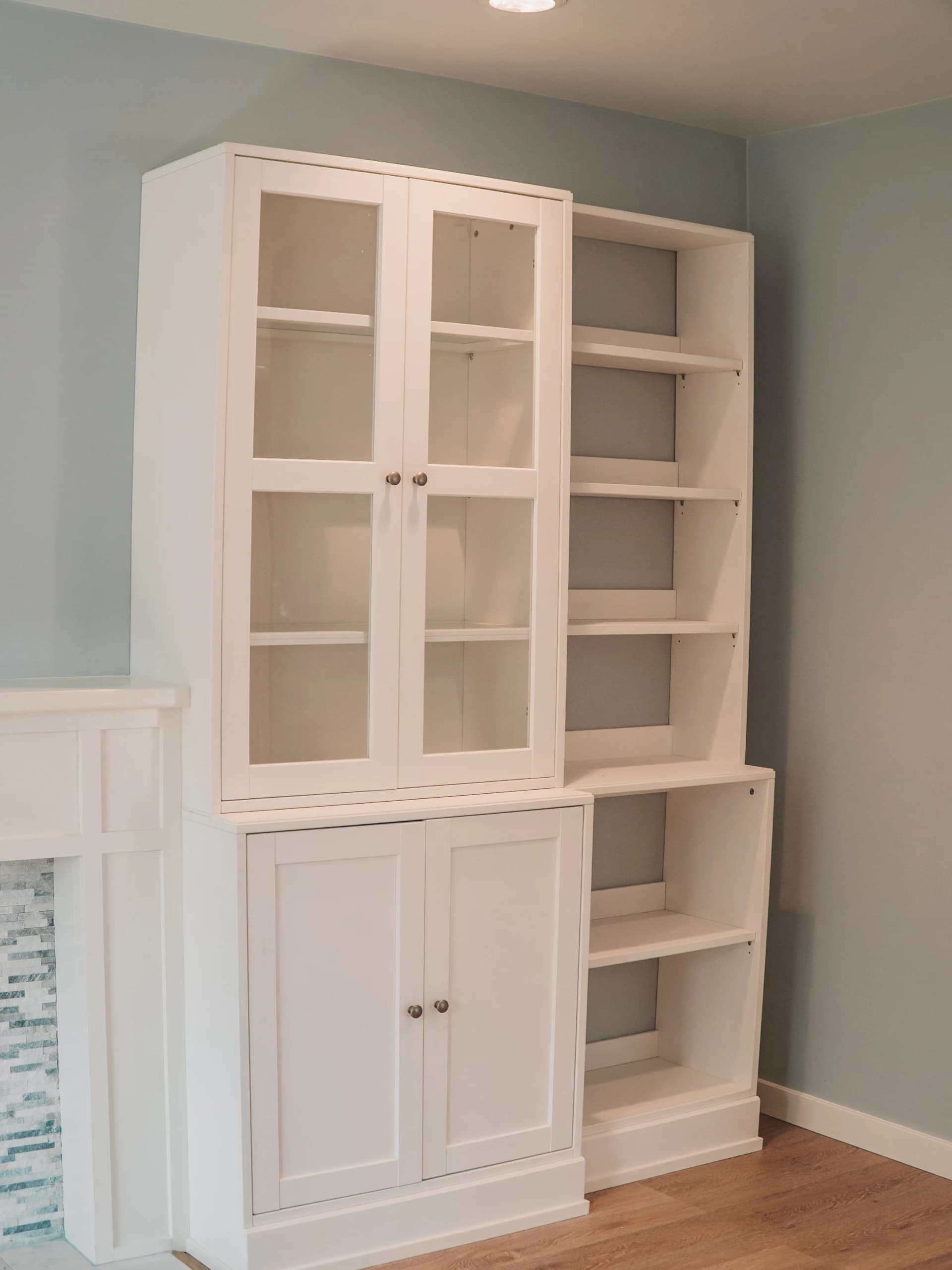Custom built-in cabinetry and storage